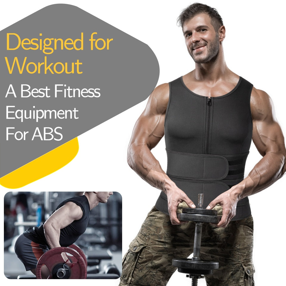 Men Body Trainer Sauna Suit