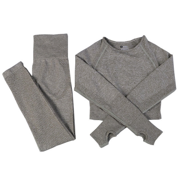 StrongBorn Fitness Women Seamless Yoga Set